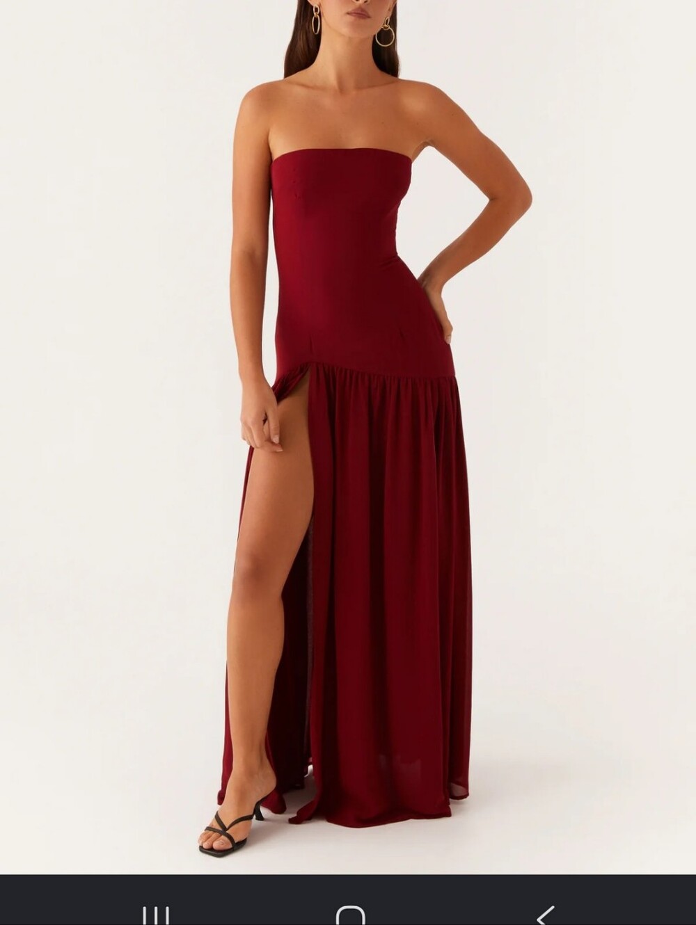 Peppermayo Eden Strapless Maci Dress